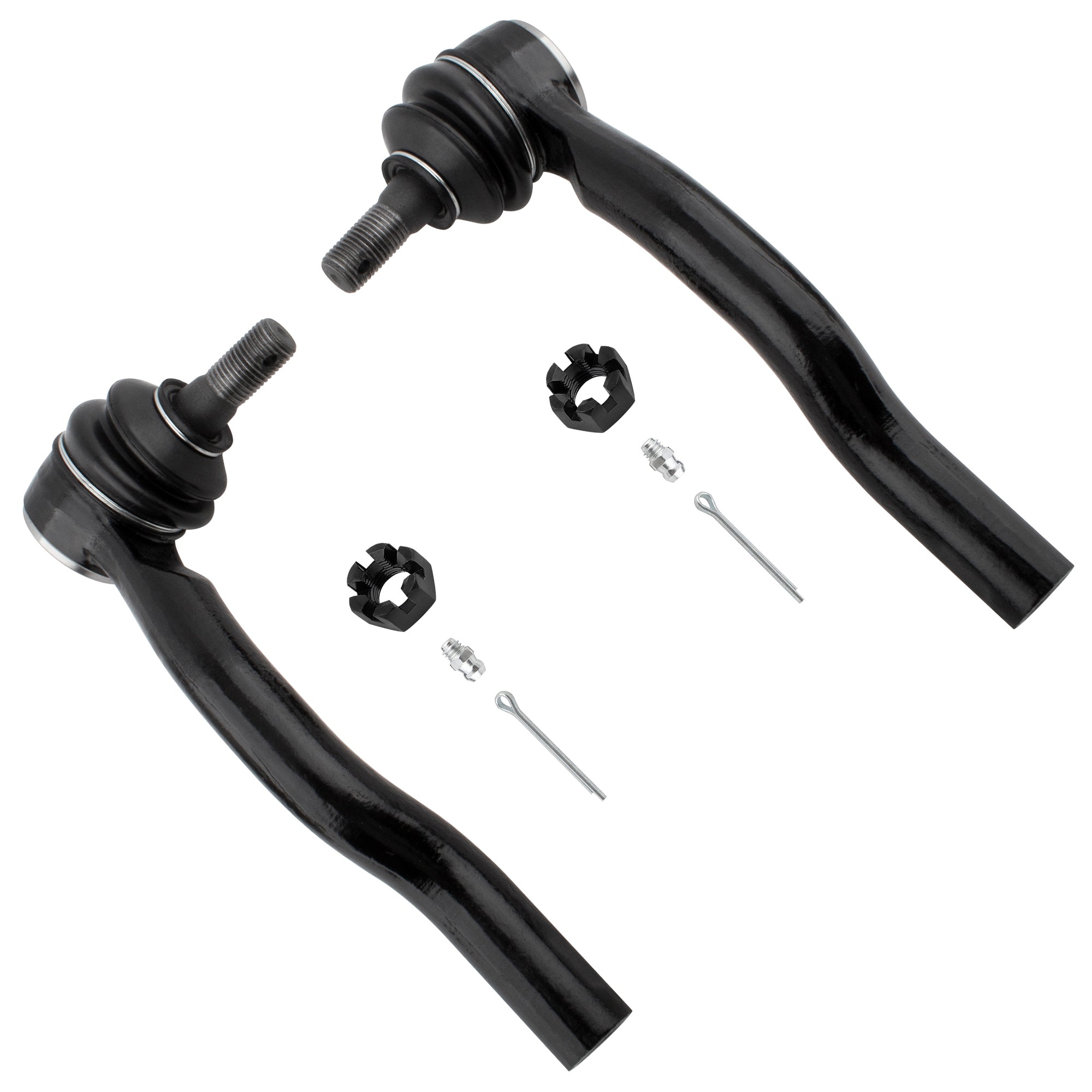 BOXI 2pcs Front Outer Tie Rod End Links Fit for Infiniti QX56 2004-2013