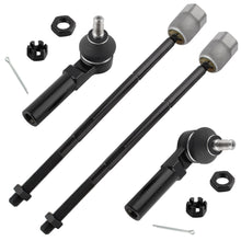 BOXI 4pcs Front and Inner Outer Tie Rod Ends Fit for Mercury Villager