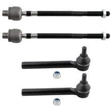 BOXI 4pcs Front Inner and Outer Tie Rod Ends Fit for Nissan Murano 2005 2006 2007 Sport Utility