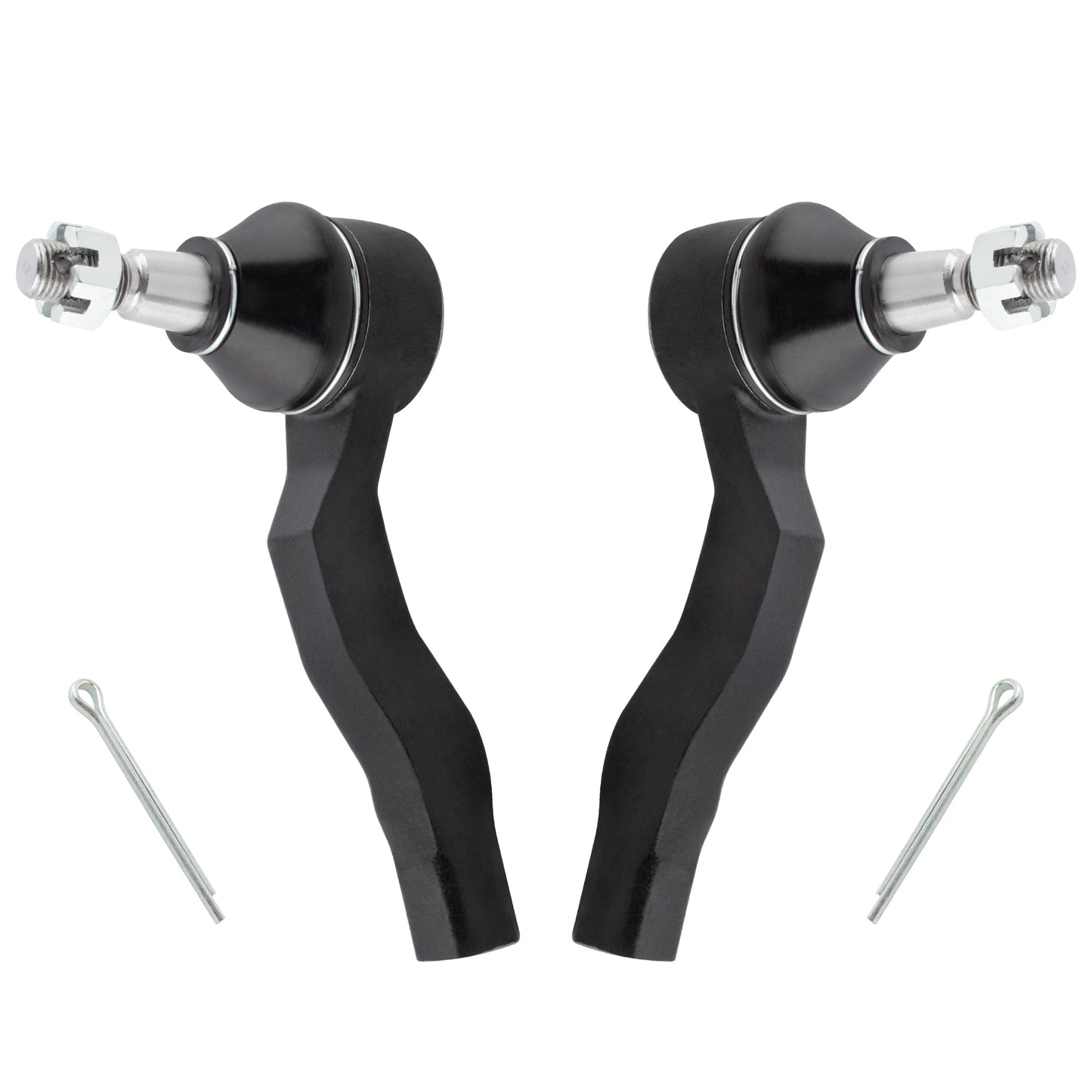 BOXI 2pcs Front Outer Tie Rod End Links Fit for Infiniti G35 2003 2004 2005 2006 RWD