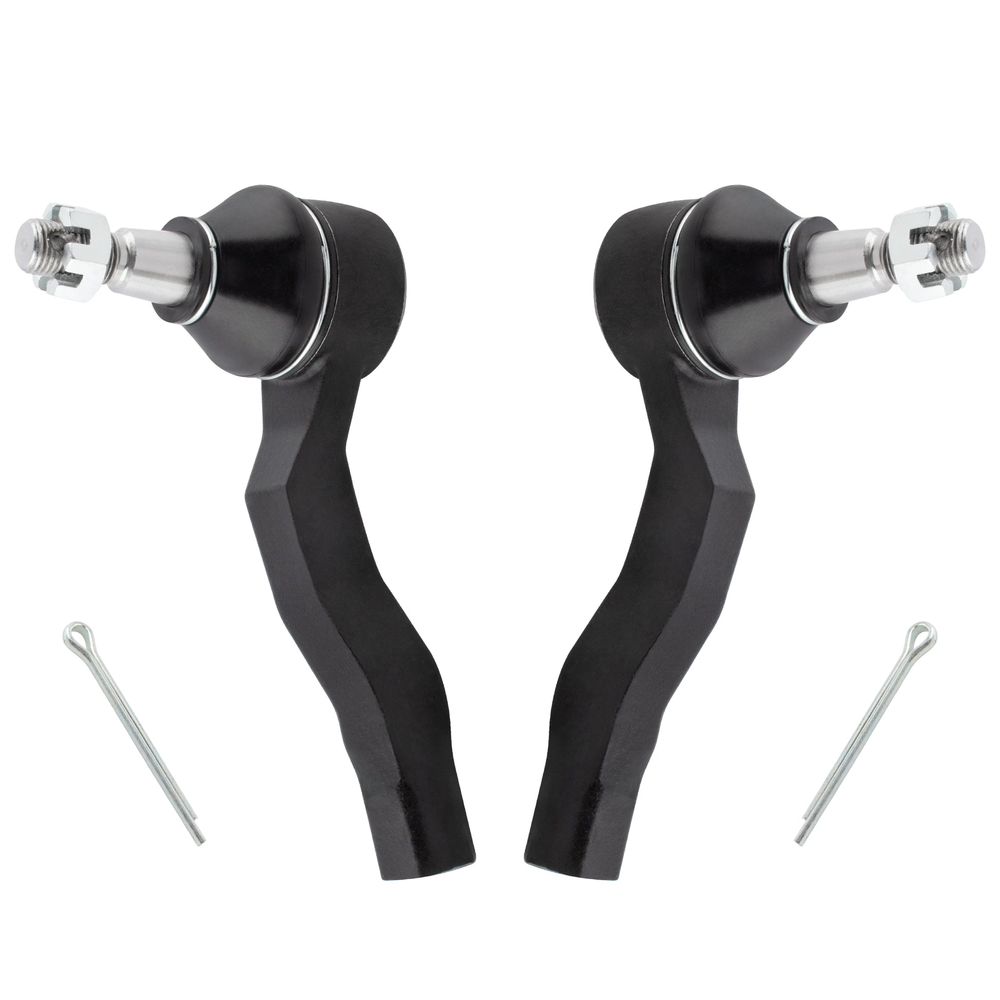 BOXI 2pcs Front Outer Tie Rod End Links Fit for Infiniti G35 2003 2004 2005 2006 RWD