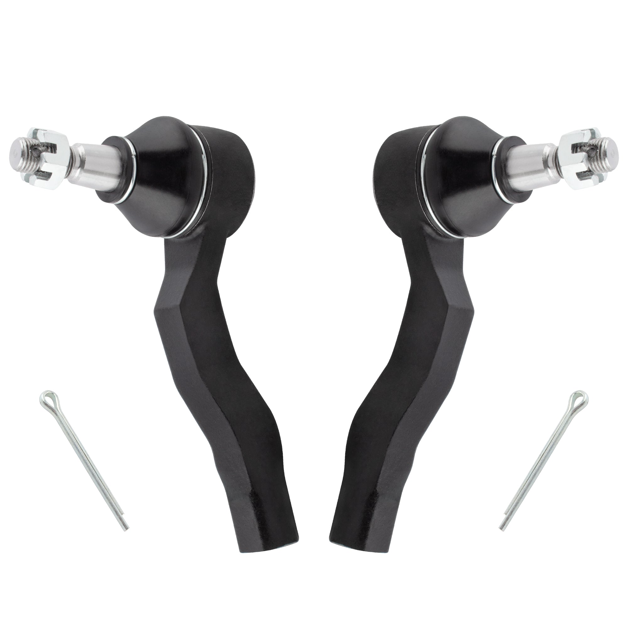 BOXI 2pcs Front Outer Tie Rod End Links Fit for Infiniti G35 2003 2004 2005 2006 RWD