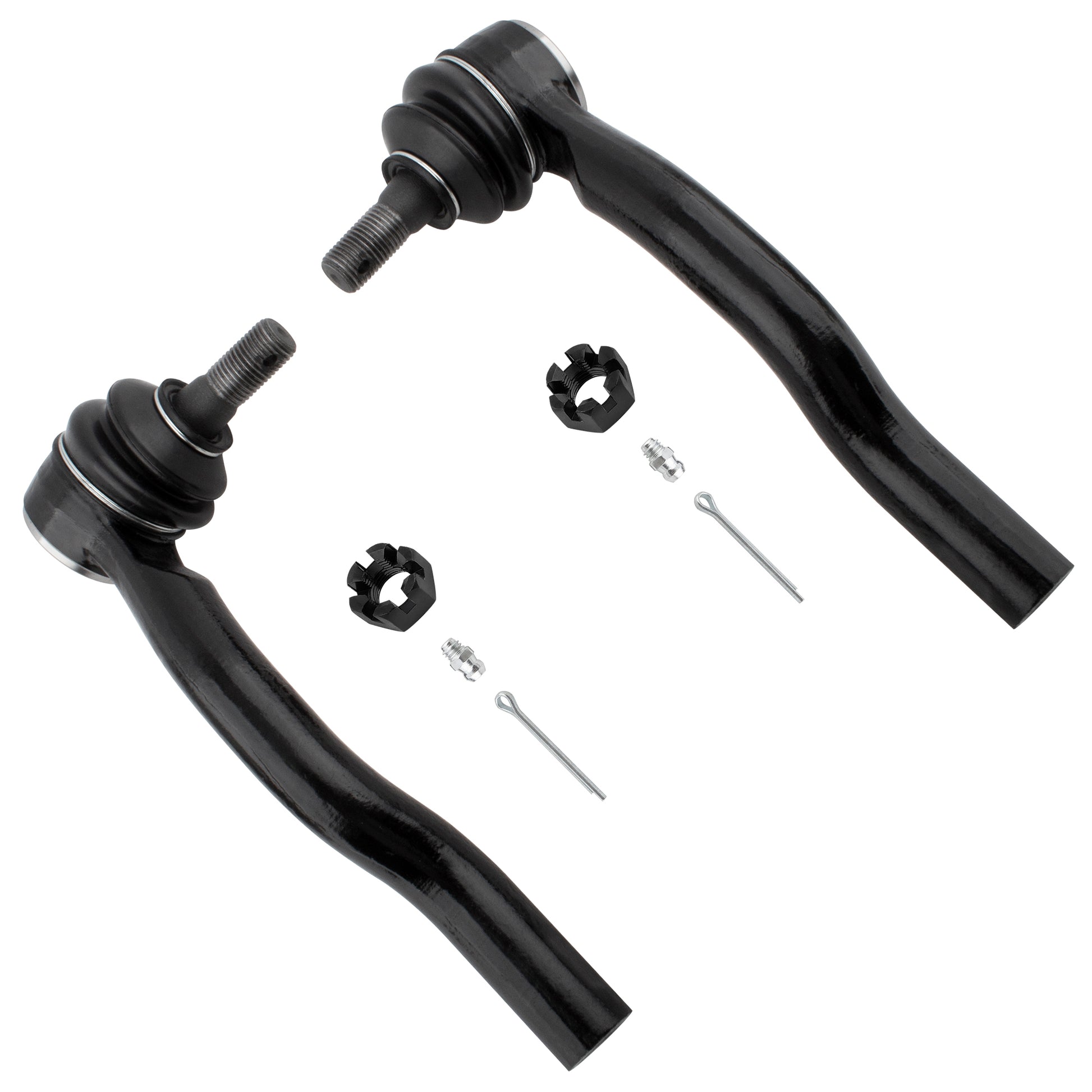 BOXI (Set of 4) Front Lower Ball Joints + Outer Tie Rods fit for Nissan Armada 2005-2019 — product photo 2