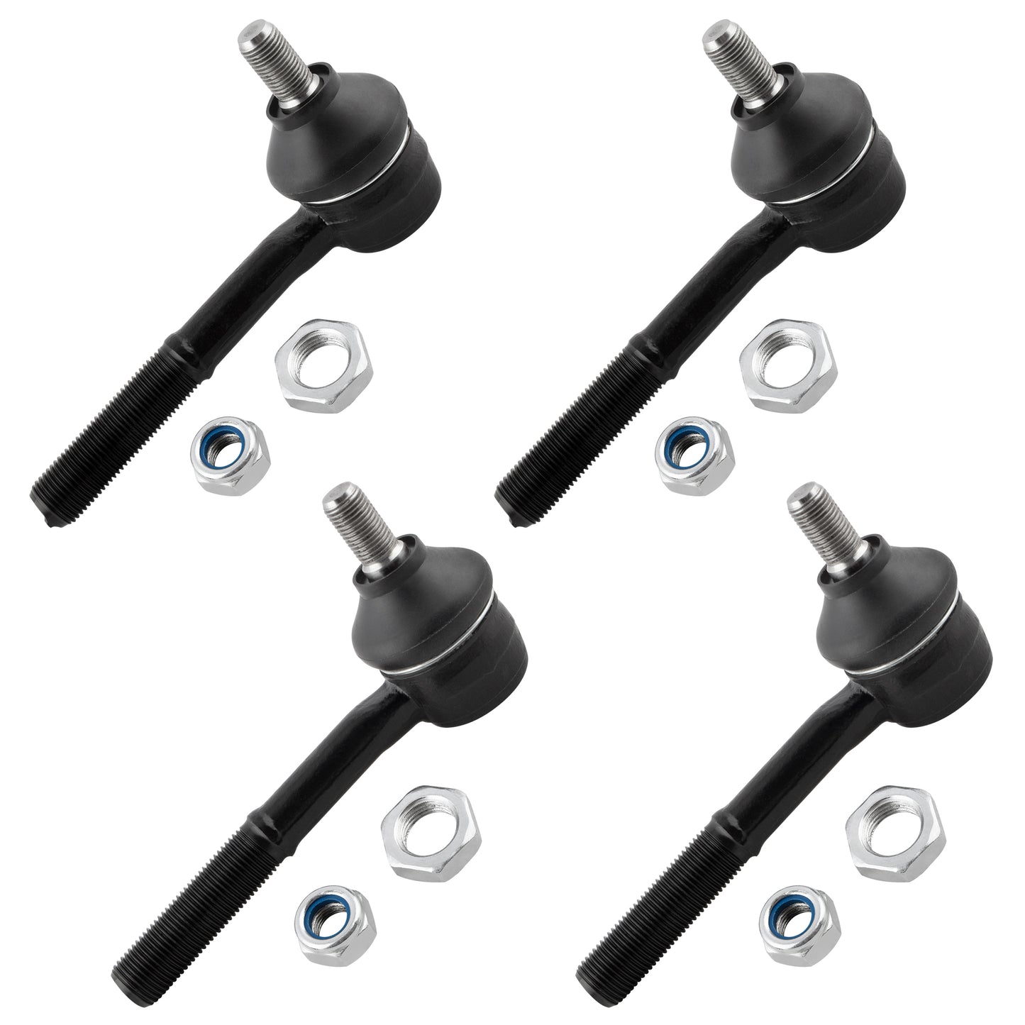 BOXI Inner Outer Tie Rod End Kit 4pc ES3375 ES3376 for Nissan D21 1994 4WD