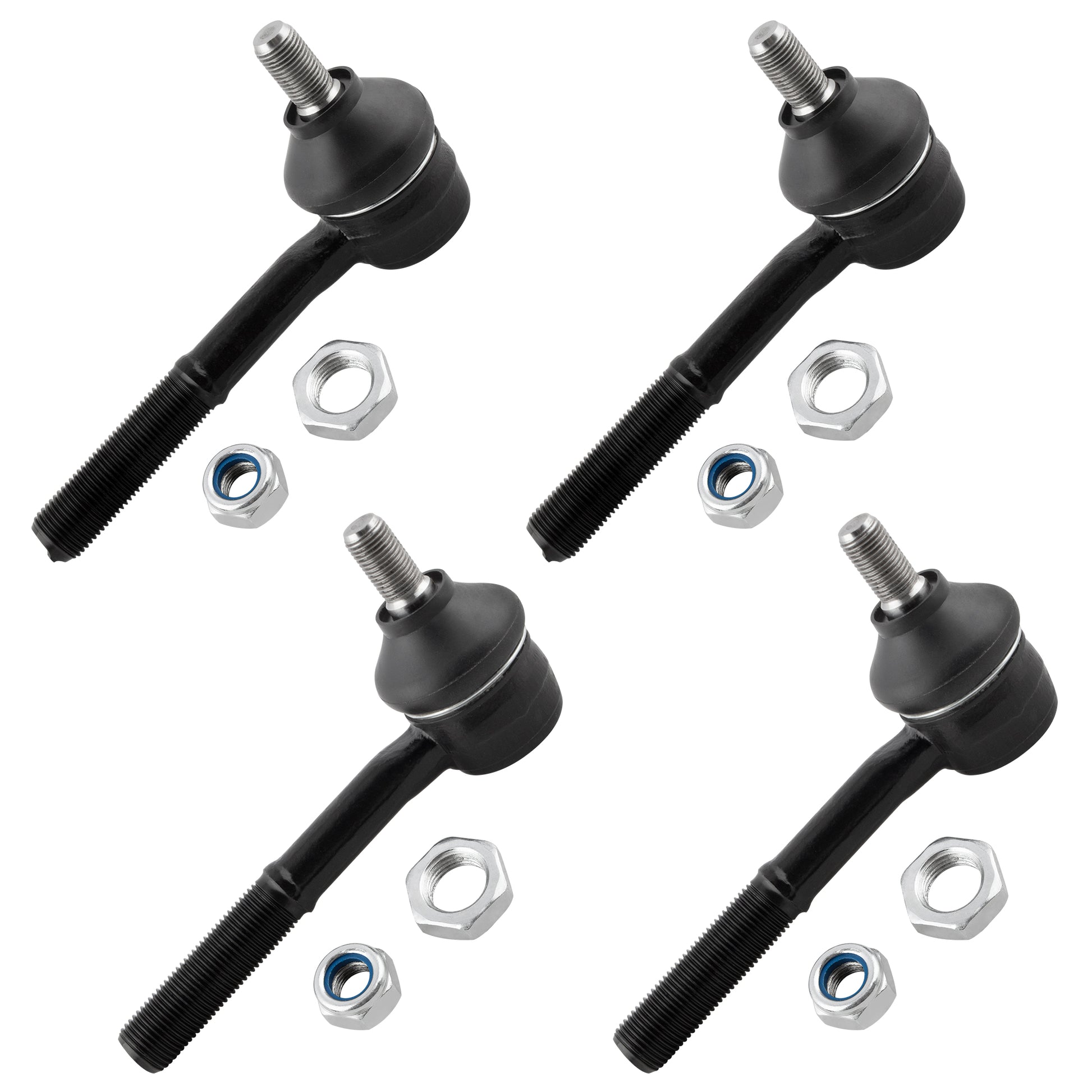 BOXI Inner Outer Tie Rod End Kit 4pc ES3375 ES3376 for Nissan D21 1994 4WD