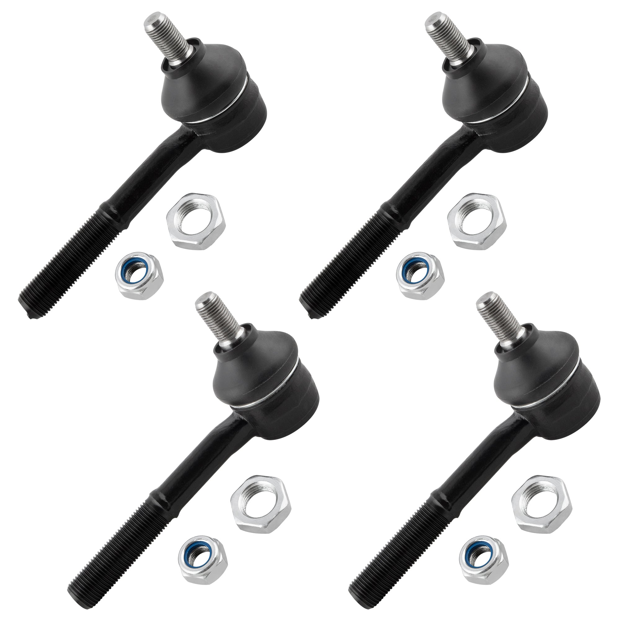 BOXI Inner Outer Tie Rod End Kit 4pc ES3375 ES3376 for Nissan D21 1994 4WD