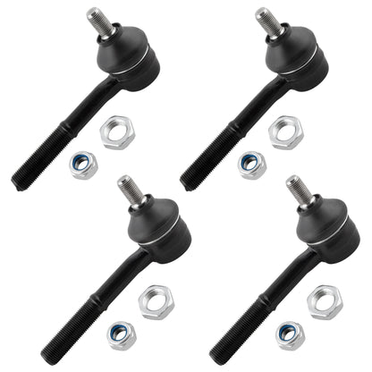 BOXI Inner Outer Tie Rod End Kit 4pc ES3375 ES3376 for Nissan D21 1994 4WD
