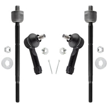 BOXI 4pcs Front Inner Outer Tie Rods Fit for Nissan 200SX 1995 1996 1997 1998