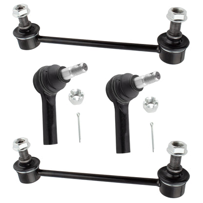 BOXI 4pcs Front Sway Bar End Links Outer Tie Rods Fit for Infiniti QX4 1997 1998 1999 2000 2001