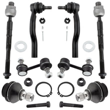 BOXI 8pcs Front Sway Bar Lower Ball Joints Inner Outer Tie Rods Fit for Infiniti QX56 2004-2013