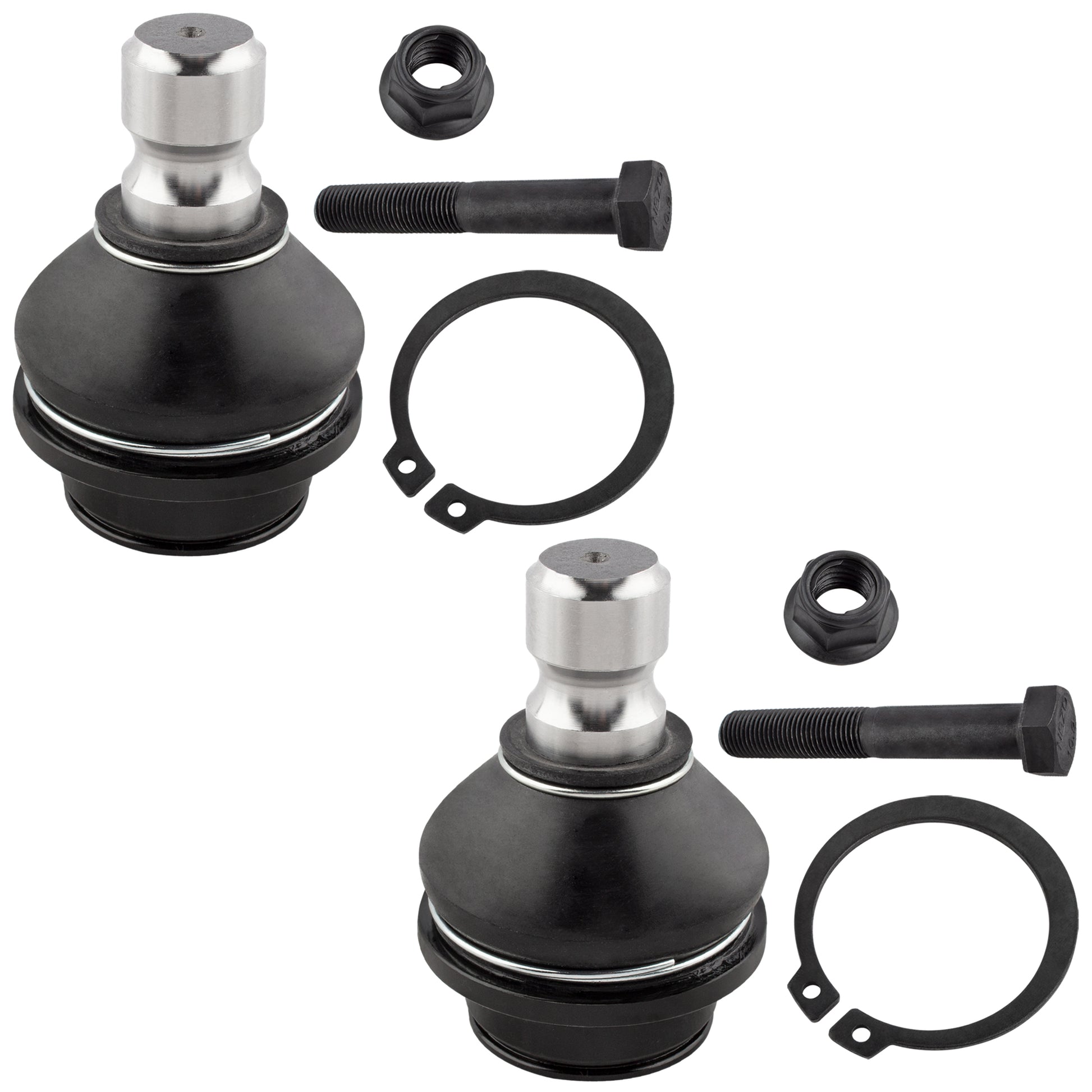 BOXI 4pcs Front Lower Ball Joints Outer Tie Rod Ends Fit for Nissan Frontier 2005-2019 — product photo 2
