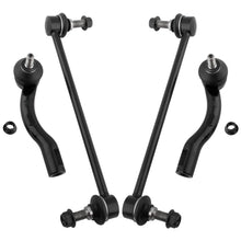 BOXI 4pcs Front Outer Tie Rod Ends Sway Bar Links Fit for Nissan Sentra 2007 2008 2009 2010 2011