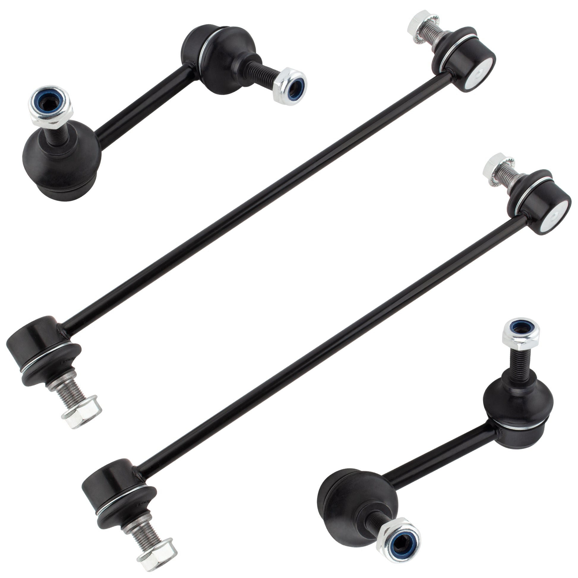 BOXI (Set of 4) Front and Rear Driver and Passenger Sides Stabilizer Sway Bar End Links Kit Fit