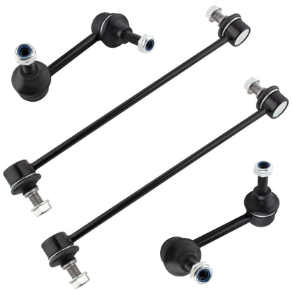 BOXI (Set of 4) Front and Rear Driver and Passenger Sides Stabilizer Sway Bar End Links Kit Fit