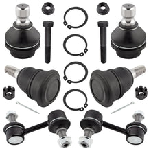 BOXI - 6pc Front Ball Joints Sway Bars for Nissan Titan Armada Infiniti QX56 4 Upper & Lower