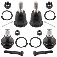 BOXI (Set of 4) Front Upper & Lower Ball Joints Fit for Infiniti QX56 2004 2005 2006 2007 2008 2009