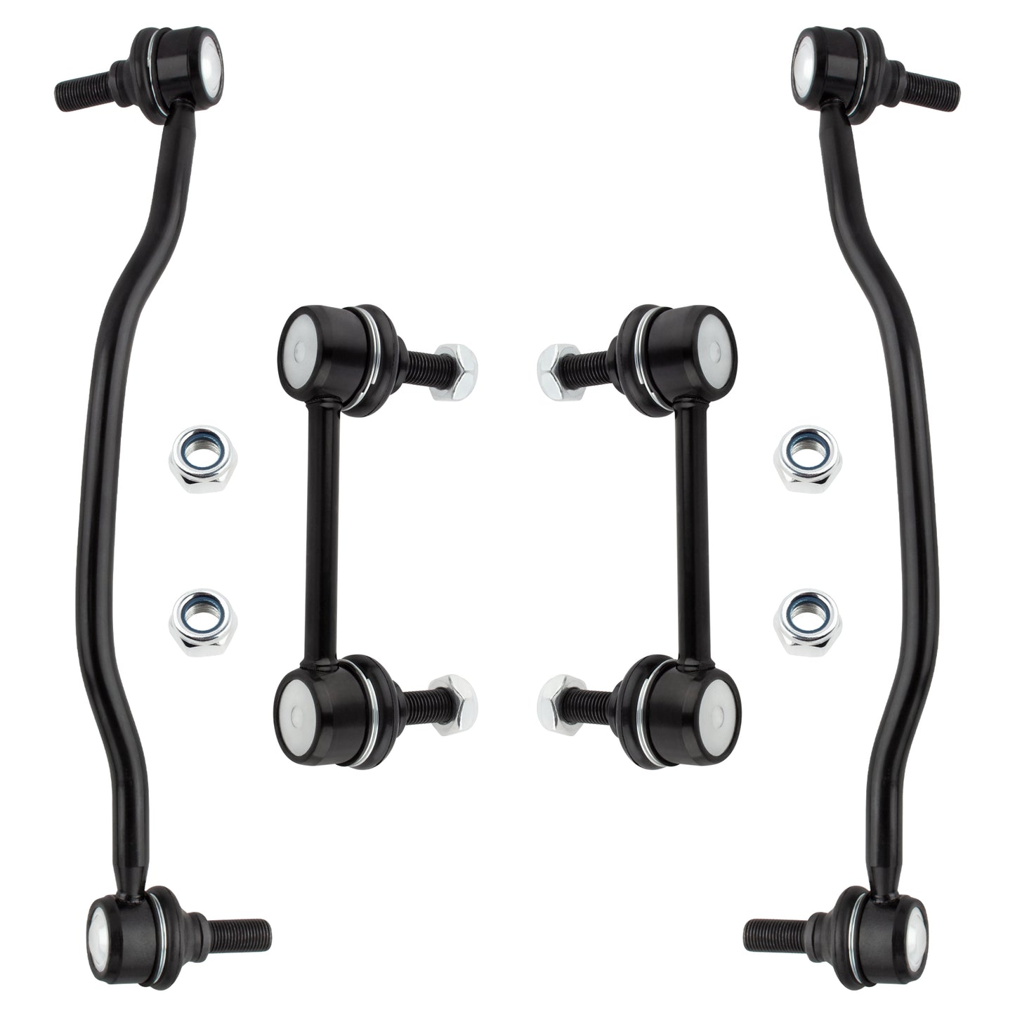 BOXI 4pcs Front & Rear Stabilizer Sway Bar End Link Kit Fit for Nissan Altima 2002 2003 2004 2005