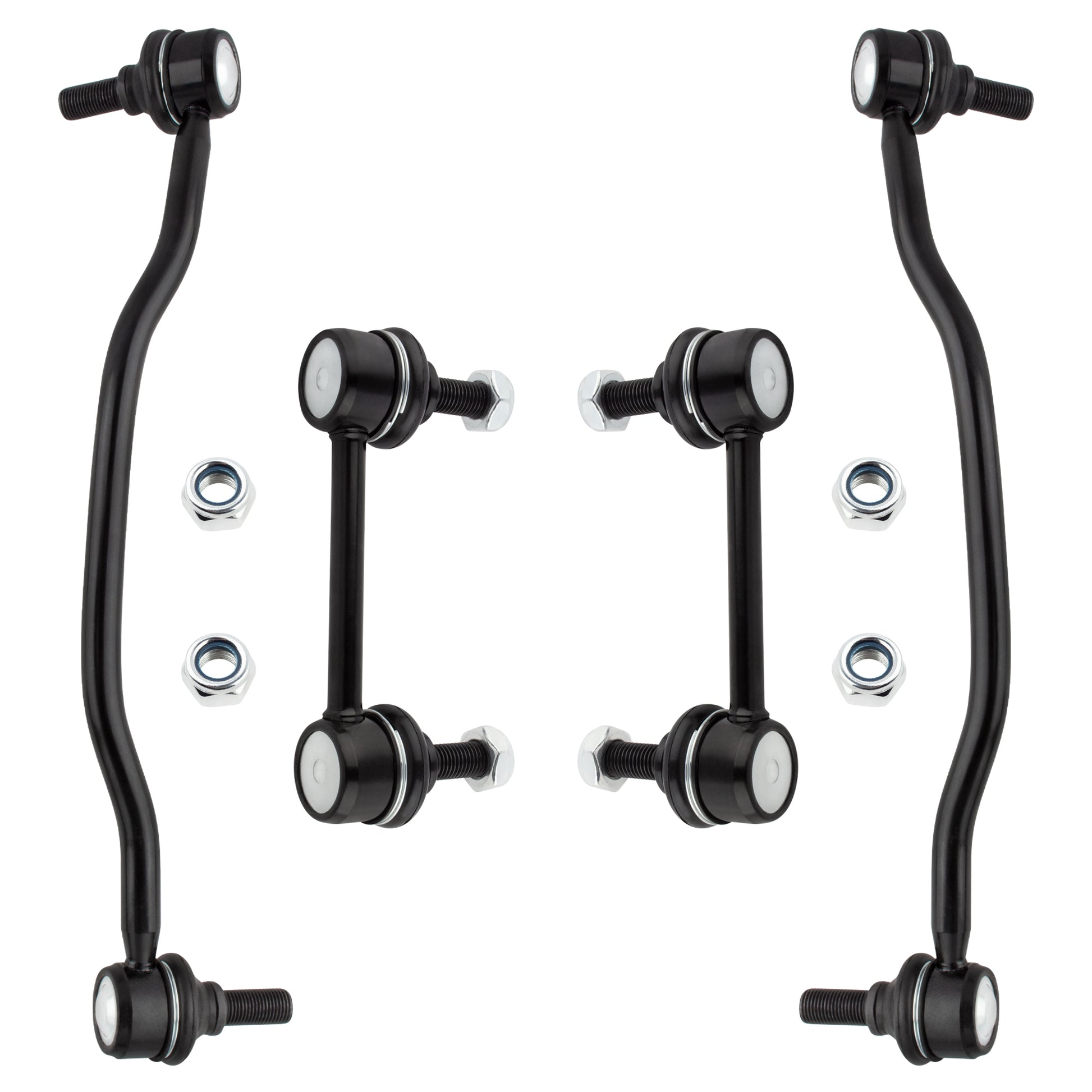 BOXI 4pcs Front & Rear Stabilizer Sway Bar End Link Kit Fit for Nissan Altima 2002 2003 2004 2005