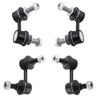 BOXI (Set of 4) 2x Front Sway Bar Links + 2x Rear Sway Bar Links Replacement for Nissan Pathfinder