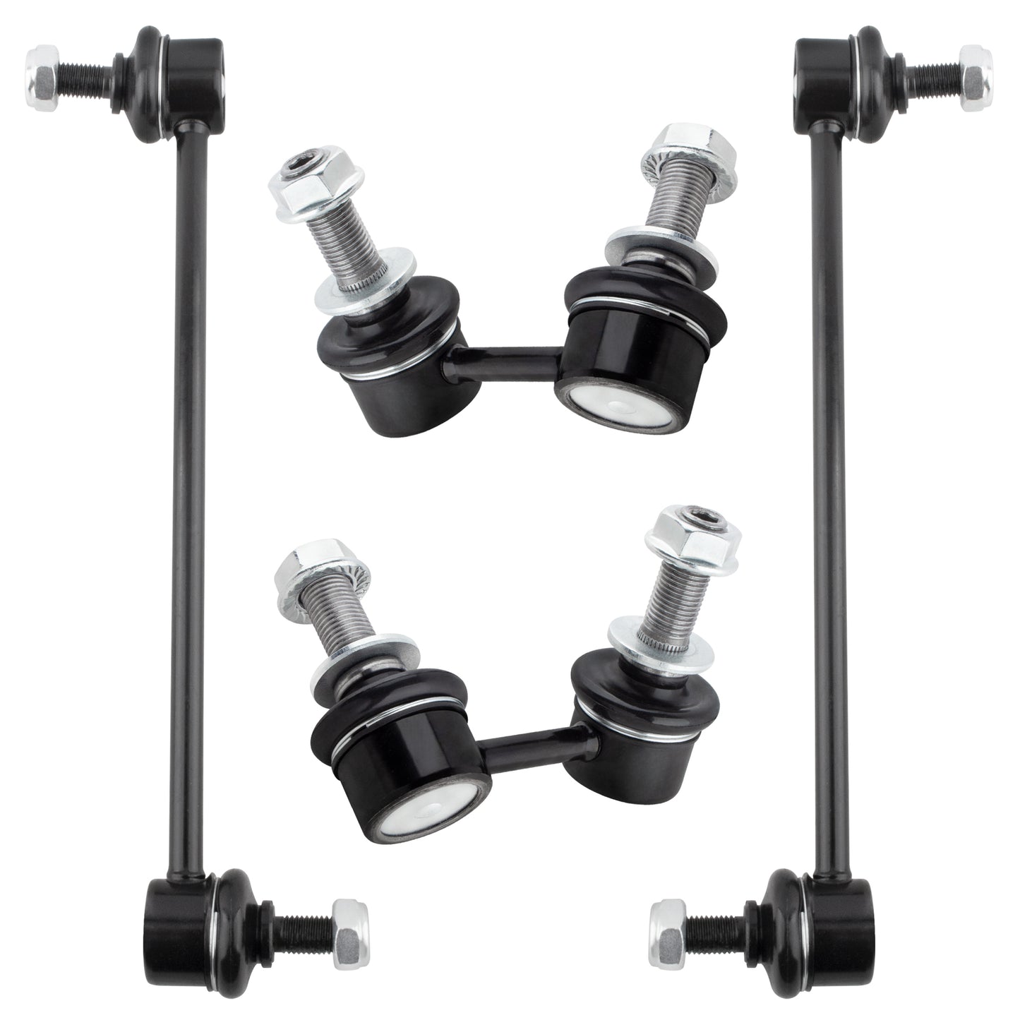 BOXI (Set of 4) Front and Rear Sway Bar End Links fit for Nissan Xterra 2005 2006 2007 2008 2009