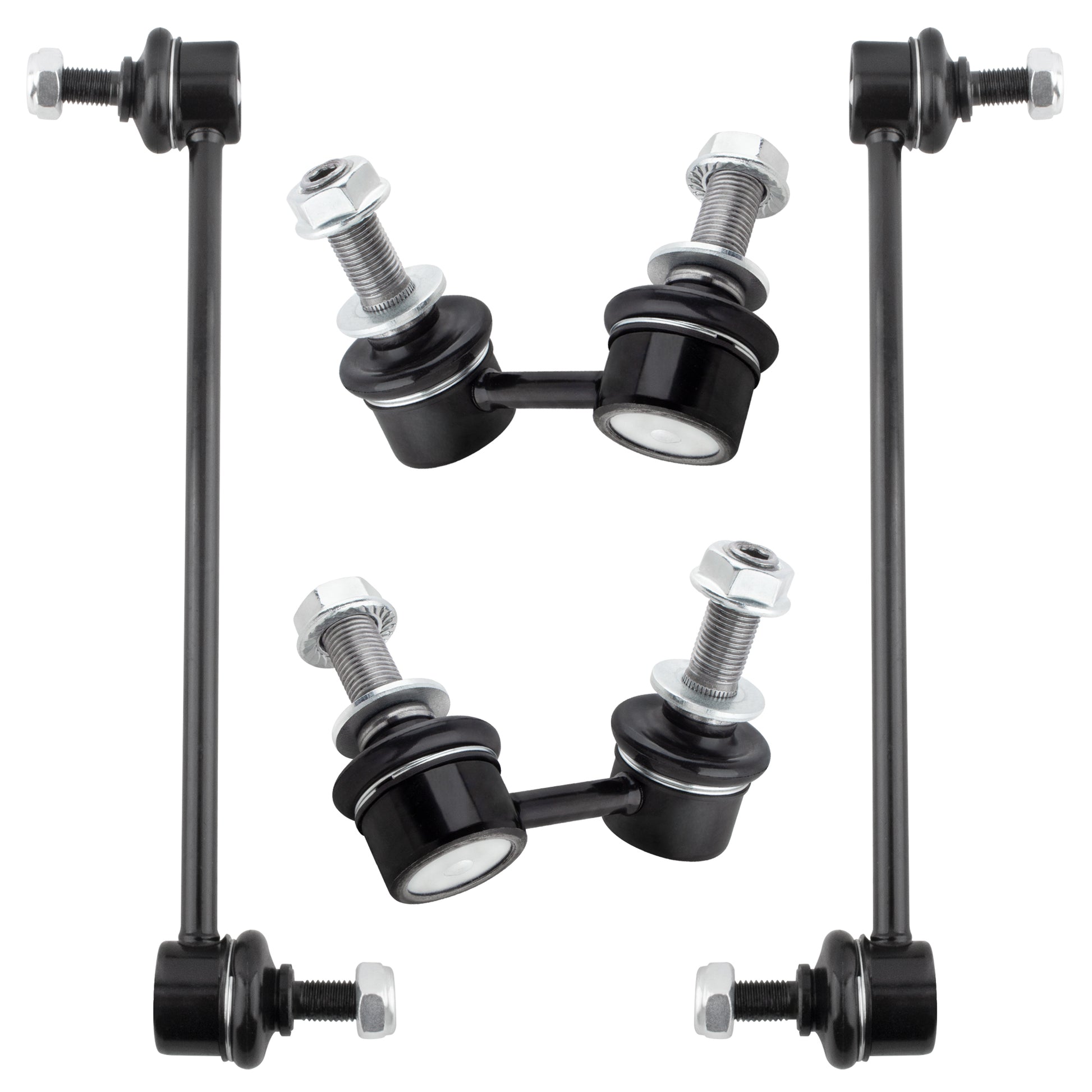 BOXI (Set of 4) Front and Rear Sway Bar End Links fit for Nissan Xterra 2005 2006 2007 2008 2009
