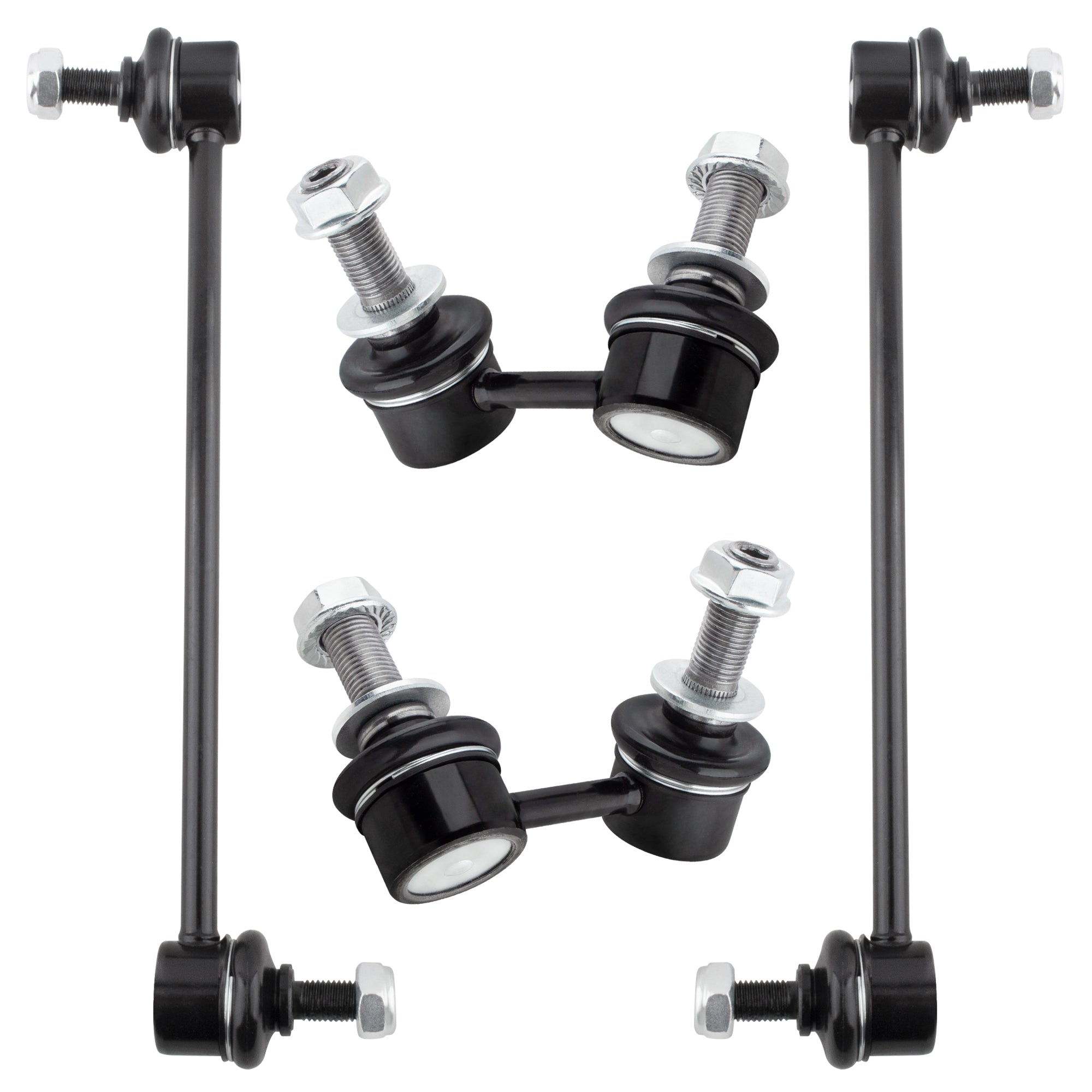 BOXI (Set of 4) Front and Rear Sway Bar End Links fit for Nissan Xterra 2005 2006 2007 2008 2009