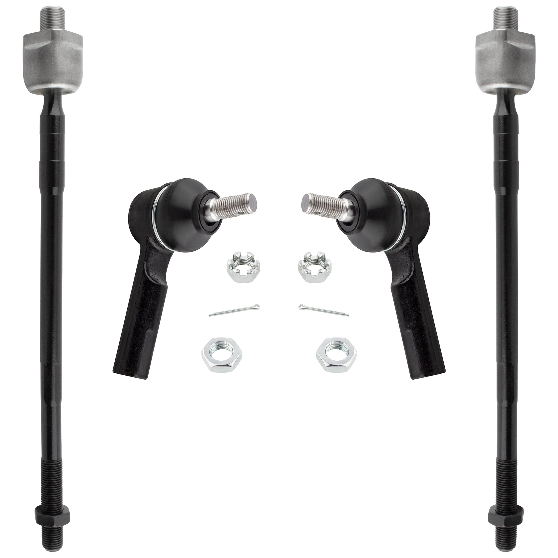BOXI 4pc Front Inner & Outer Tie Rod Kit Fits for Nissan Altima 2002-2006