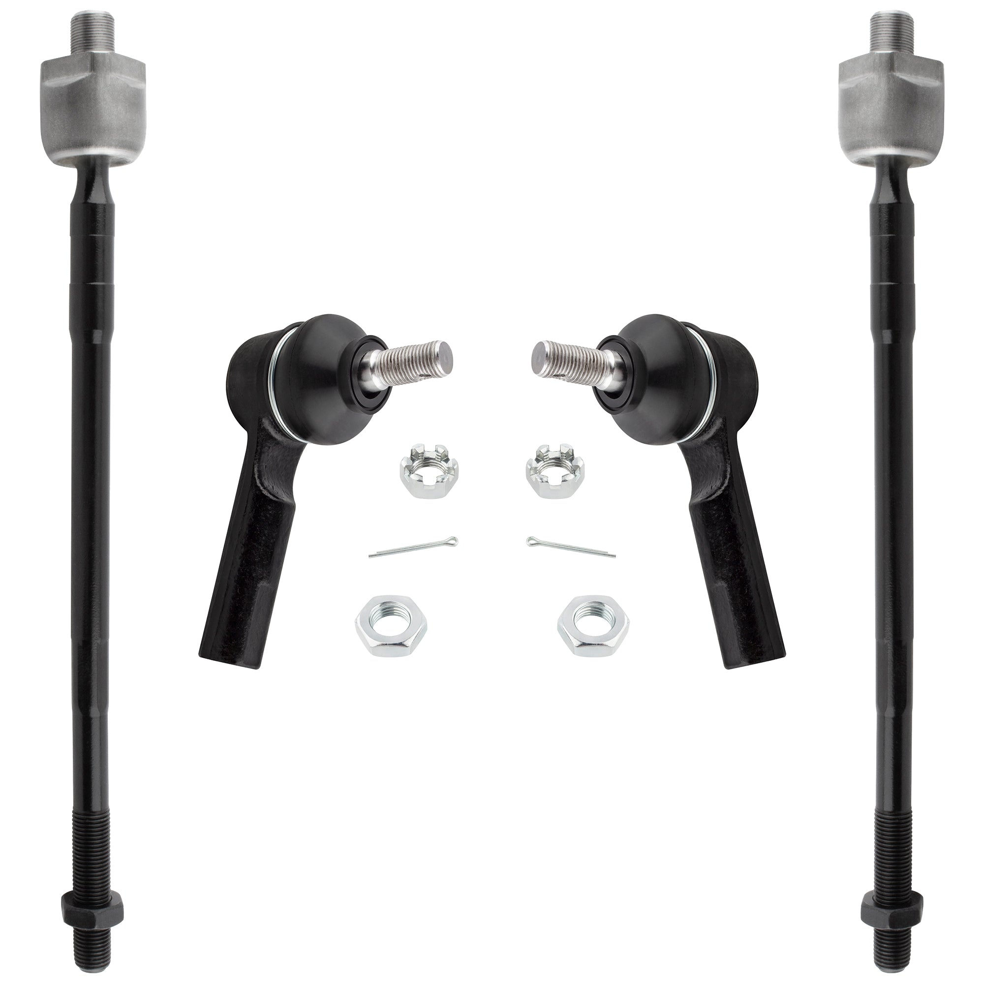 BOXI 4pc Front Inner & Outer Tie Rod Kit Fits for Nissan Altima 2002-2006