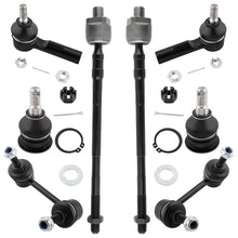 BOXI 8pc Front Suspension Kit Front Ball Joints + Sway Bars + Tie Rods Fit for Infiniti I30
