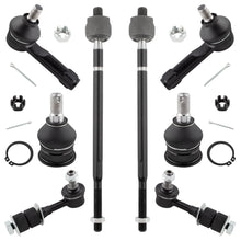 BOXI 8pc Front Sway Bars Ball Joints Tie Rod Ends Fit for Nissan Altima 1998 1999 2000 2001