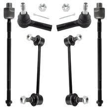 BOXI 6pc Complete Suspension Kit Tie Rod Ends + Sway Bars Fit for Infiniti QX4 1997-2003