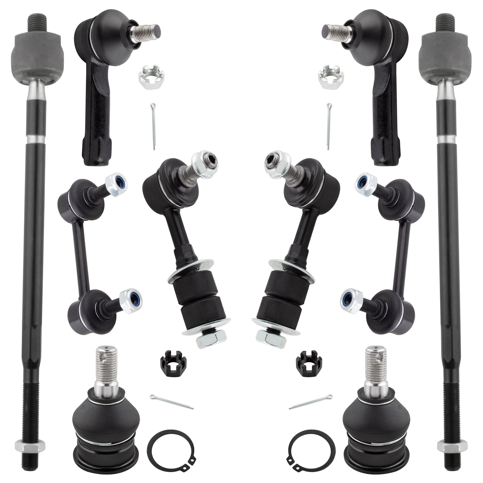 BOXI Set of 10 Front Rear Suspension Kit fit for Nissan Altima 1998 1999 2000 2001