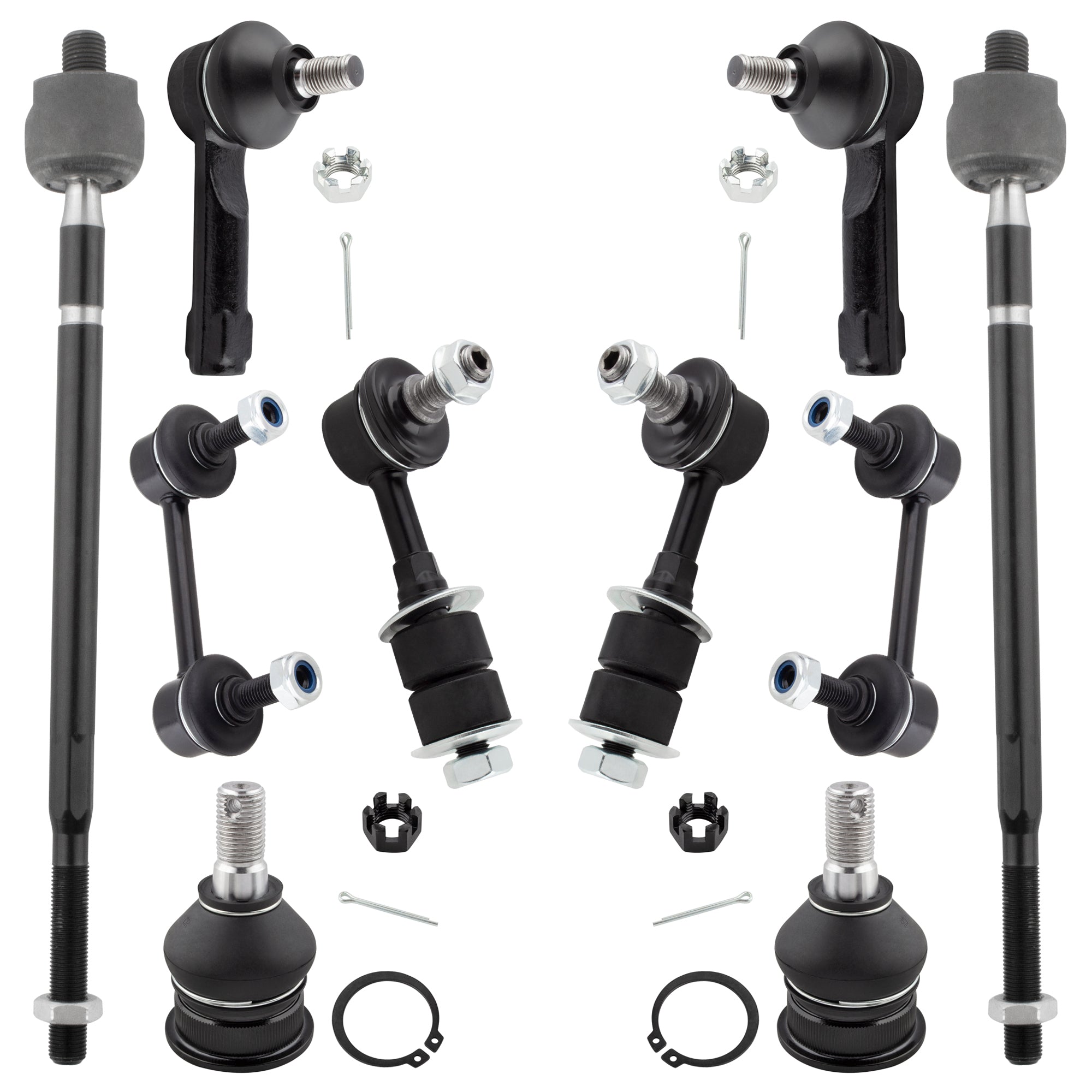BOXI Set of 10 Front Rear Suspension Kit fit for Nissan Altima 1998 1999 2000 2001