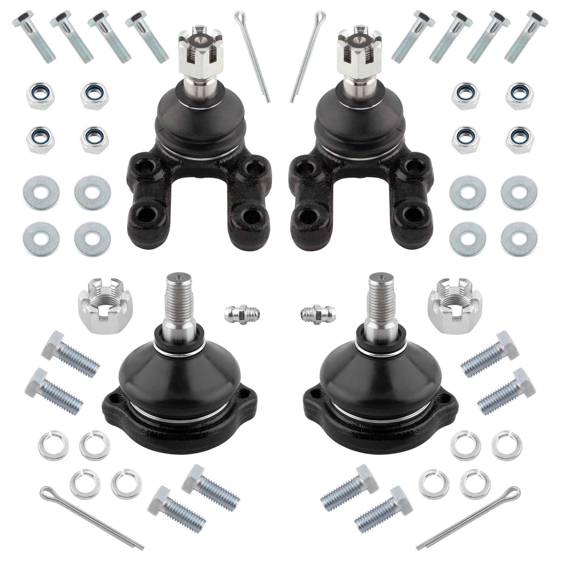 BOXI 4pc Front Suspension Ball Joints Set Fit for Nissan 720 1983-1986