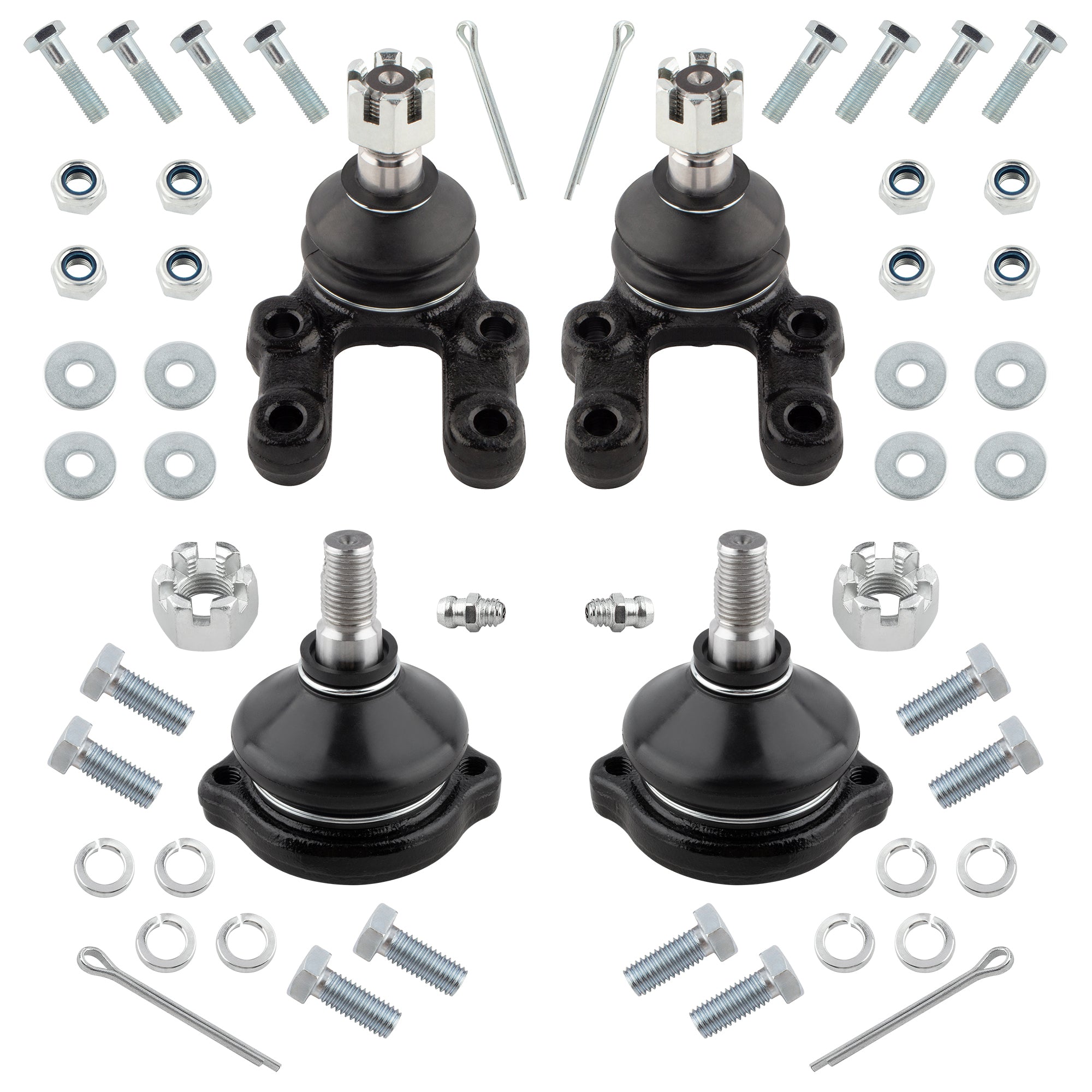 BOXI 4pc Front Suspension Ball Joints Set Fit for Nissan 720 1983-1986