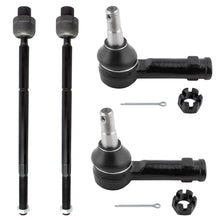 BOXI 4pcs Front Inner Outer Tie Rod End Links Fit for Dodge Ram 1500 2006 2007 2008 2009 2010