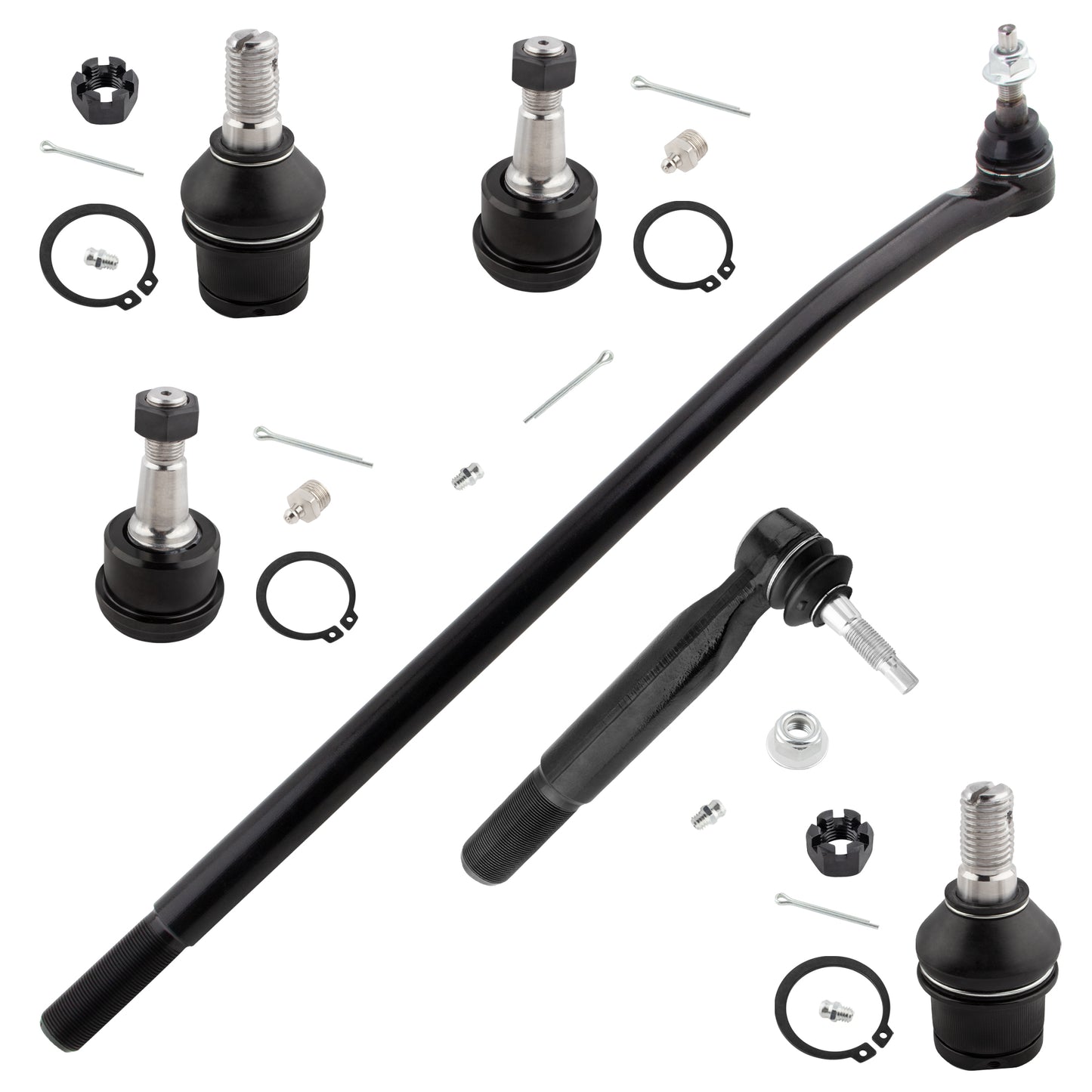 BOXI (Set of 6) Front Suspension Kit fit for DODGE RAM 2500 3500 4WD 2003-2010