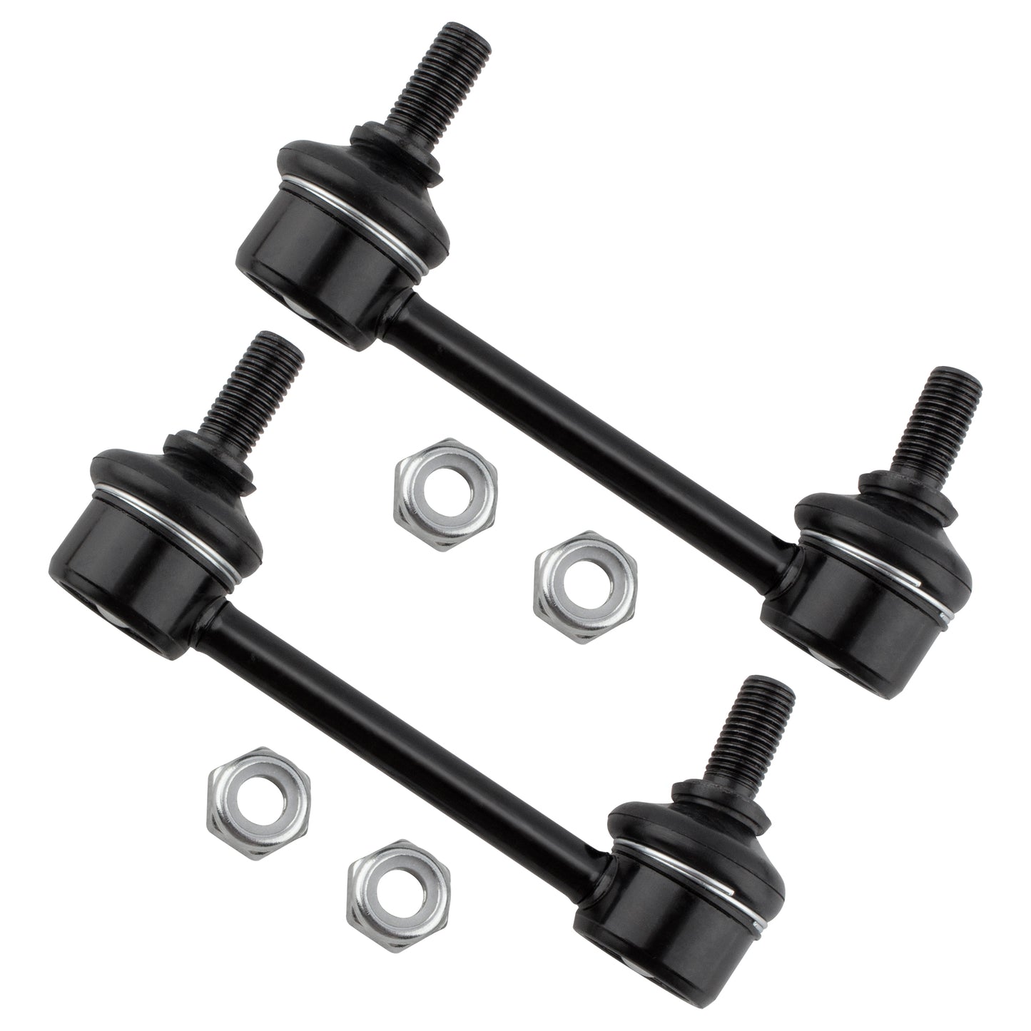 BOXI (Set of 4) Front Outer Tie Rod Ends + Rear Sway Bar Links fit for Saturn SC 1991-1992 — product photo 4