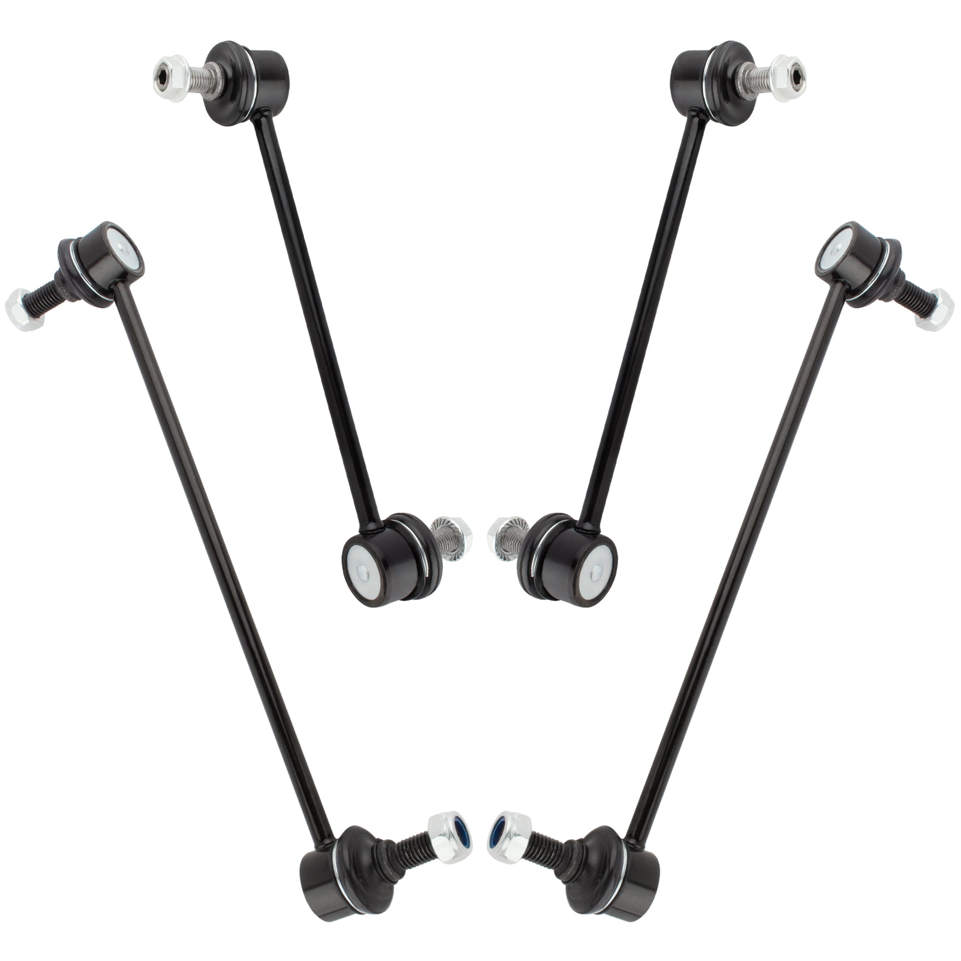 BOXI (Set of 4) 2x Front Stabilizer Sway Bar End Links + 2x Rear Stabilizer Sway Bar End Links
