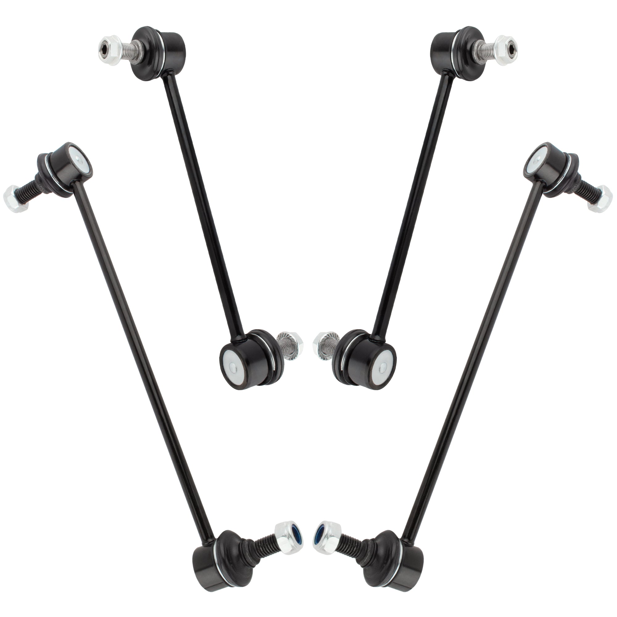 BOXI (Set of 4) 2x Front Stabilizer Sway Bar End Links + 2x Rear Stabilizer Sway Bar End Links