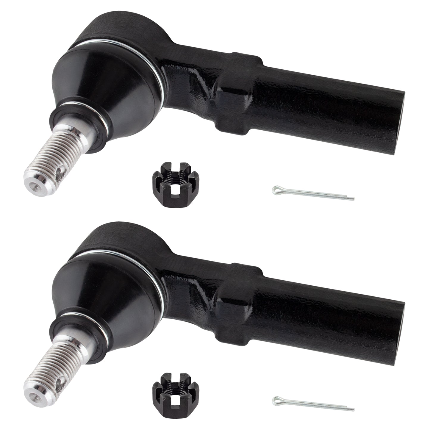 BOXI 2pcs Front Outer Tie Rod End Links Fit for Saturn L100 2001-2002 — product photo 2