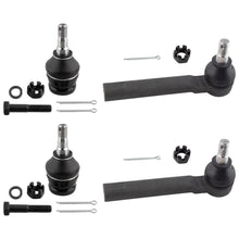 BOXI (Set of 4) Front Lower Ball Joints + Outer Tie Rod Ends fit for Subaru Baja Crosstrek Forester