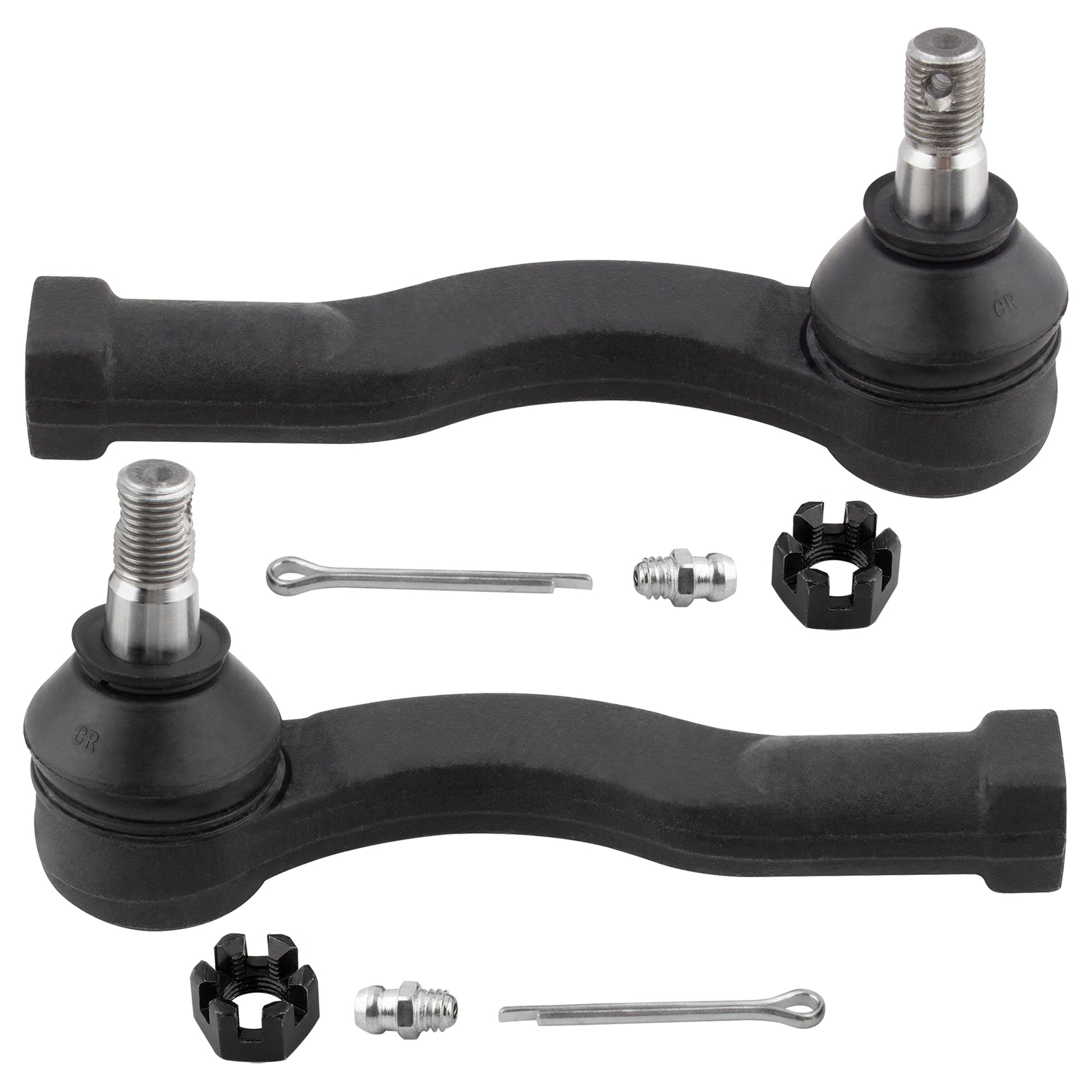 BOXI 2pcs Front Outer Tie Rod End Links Fit for Subaru Impreza 1993 1994 1995 FWD Only