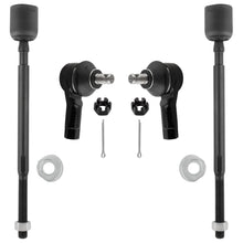 BOXI (Set of 4) Front Inner and Outer Tie Rods fit for Chevrolet Chevy Sprint 1989-1991