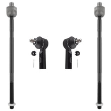BOXI (Set of 4) Front Inner and Outer Tie Rods fit for Suzuki SX4 2007 2008 2009 2010 2011 2012 2013