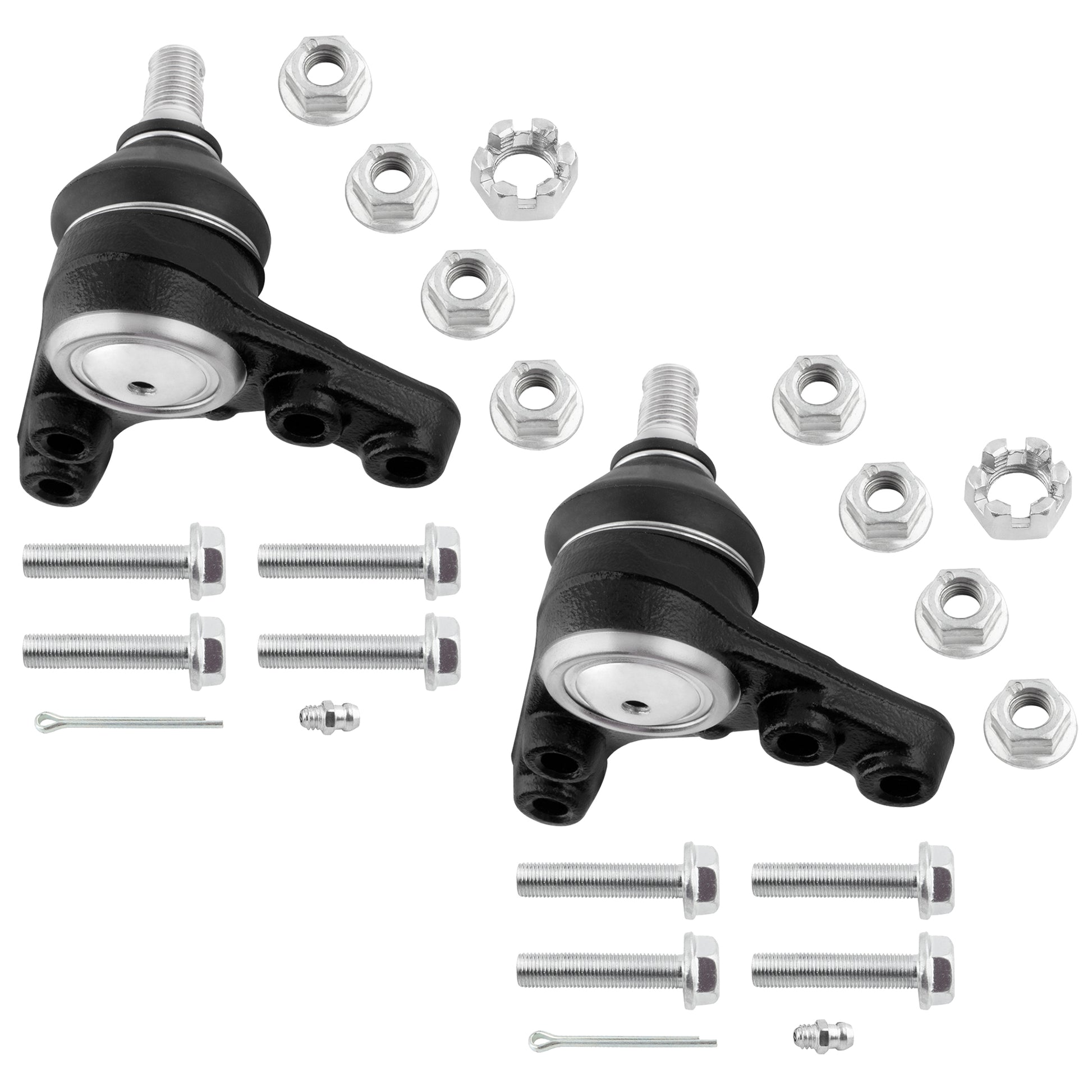 BOXI (Set of 6) Front Inner Tie Rod Ends + Upper & Lower Ball Joints Suspension Kit Fit for Toyota — product photo 3