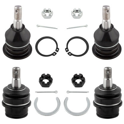 BOXI (Set of 4) Front Upper and Lower Ball Joints fit for Toyota Tacoma 2005 2006 2007 2008 2009