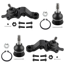 BOXI (Set of 4) Front Upper and Lower Ball Joints Fit for Toyota Tacoma 1995 1996 1997 1998 1999