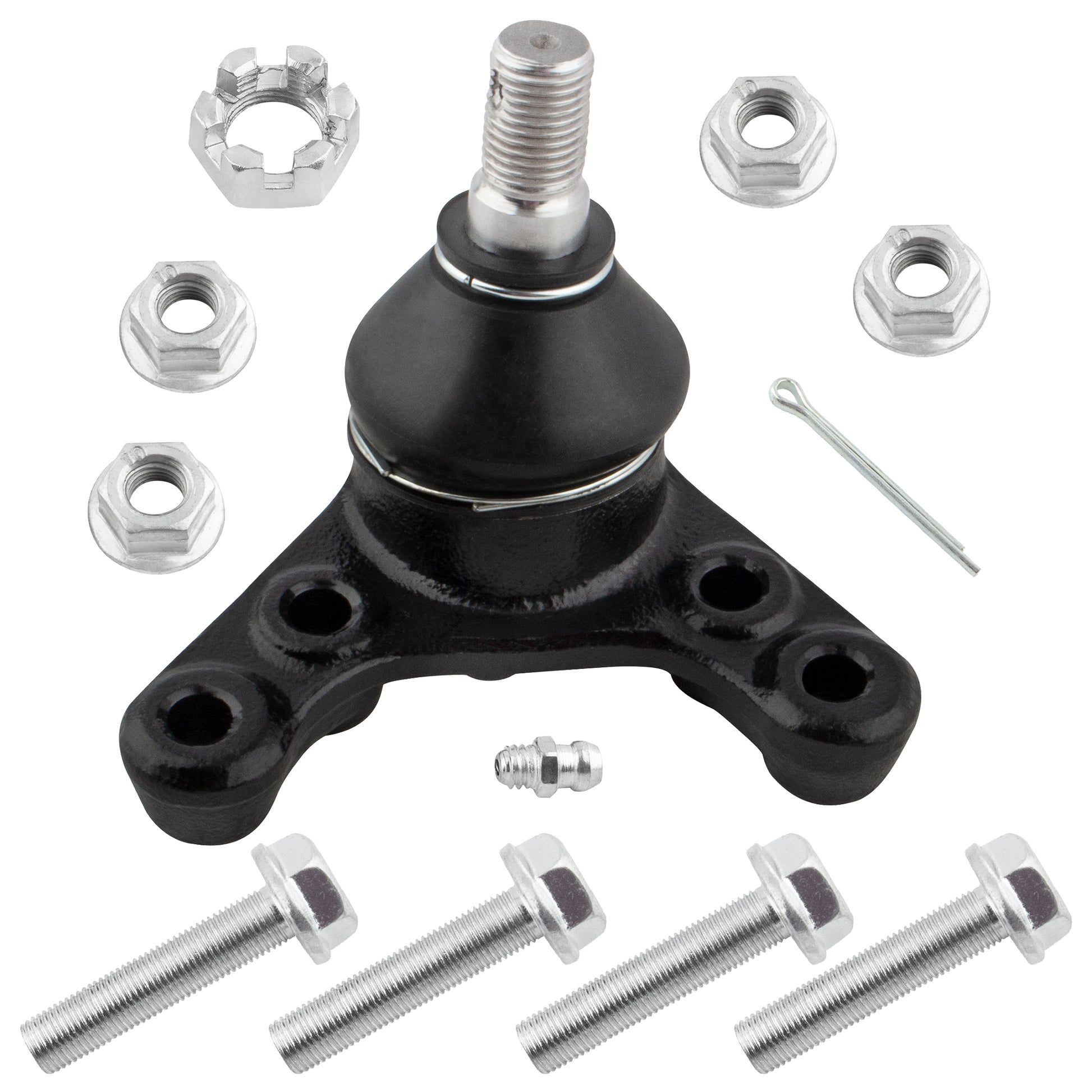 BOXI (Set of 8) Front Inner Tie Rod Ends + Sway Bar End Links + Upper & Lower Ball Joints Fit — product photo 6