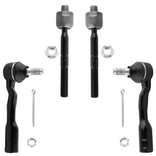 BOXI 4pcs Front Inner and Outer Tie Rods Fit for Toyota Sequoia 2001 2002